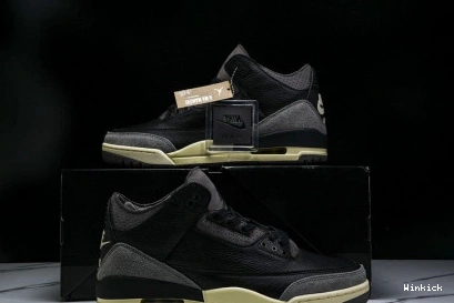 “BLACK” MA AIR MANIERE JORDAN X 3 A FZ4811-001 0930